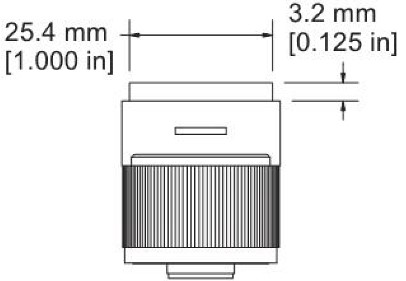 Designetics Filz Breite: 25,4mm, ohne Anschlag