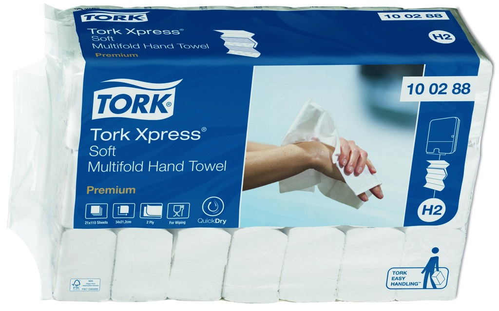 Handtuch Tork Xpress H4 Premium weiss recycling