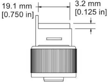 Designetics Filz Breite: 19.1mm, mit Anschlag