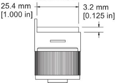 Designetics Filz Breite: 25,4mm, mit Anschlag