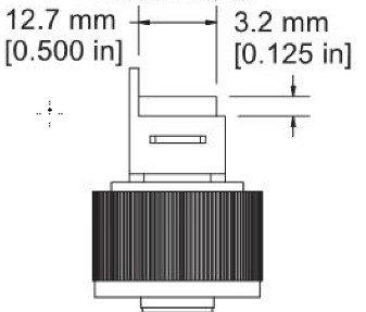 Designetics Filz Breite: 12.7mm, mit Anschlag