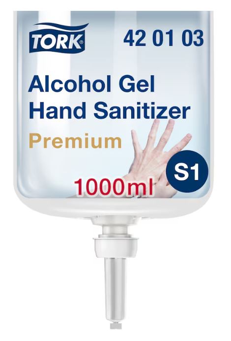 Händedesinfektion Tork Premium 1L Gel