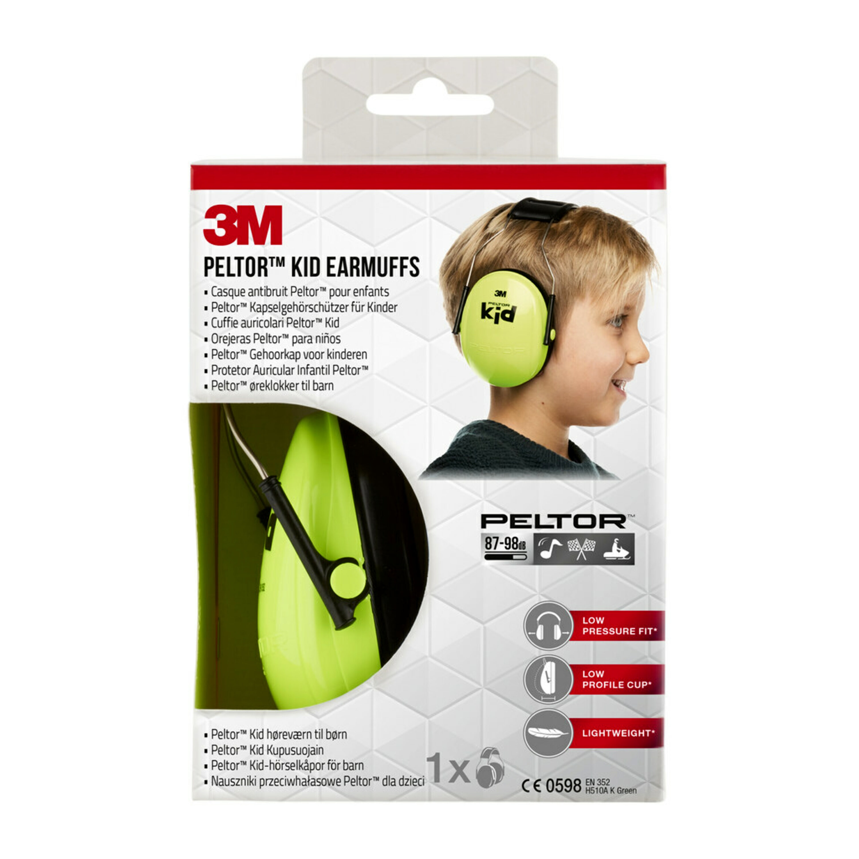 3M Peltor Kid Neon Kapselgehörschutz  3M Peltor Kid Neon Kapselgehörschutz