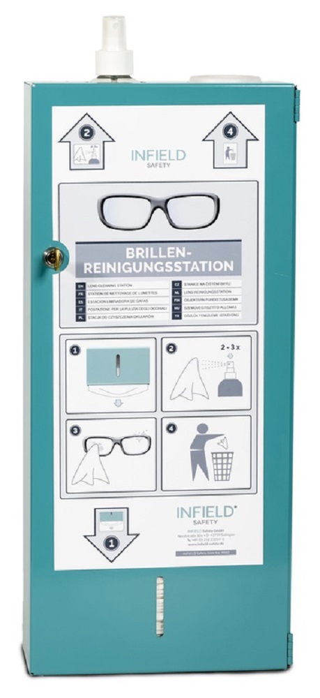 Brillenreinigungsstation Infield Safety