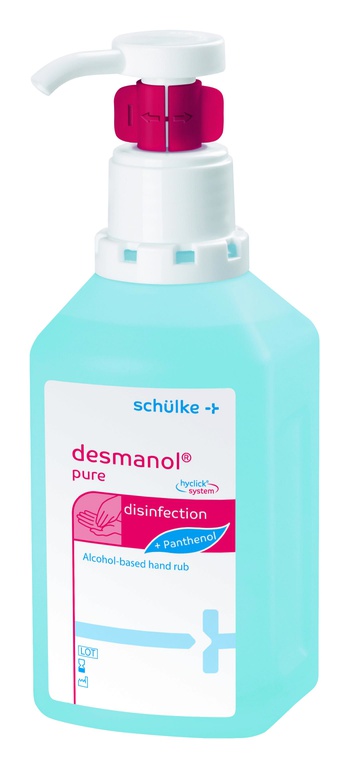 Händedesinfektion Desmanol Pure 500ml hyclick Flasche