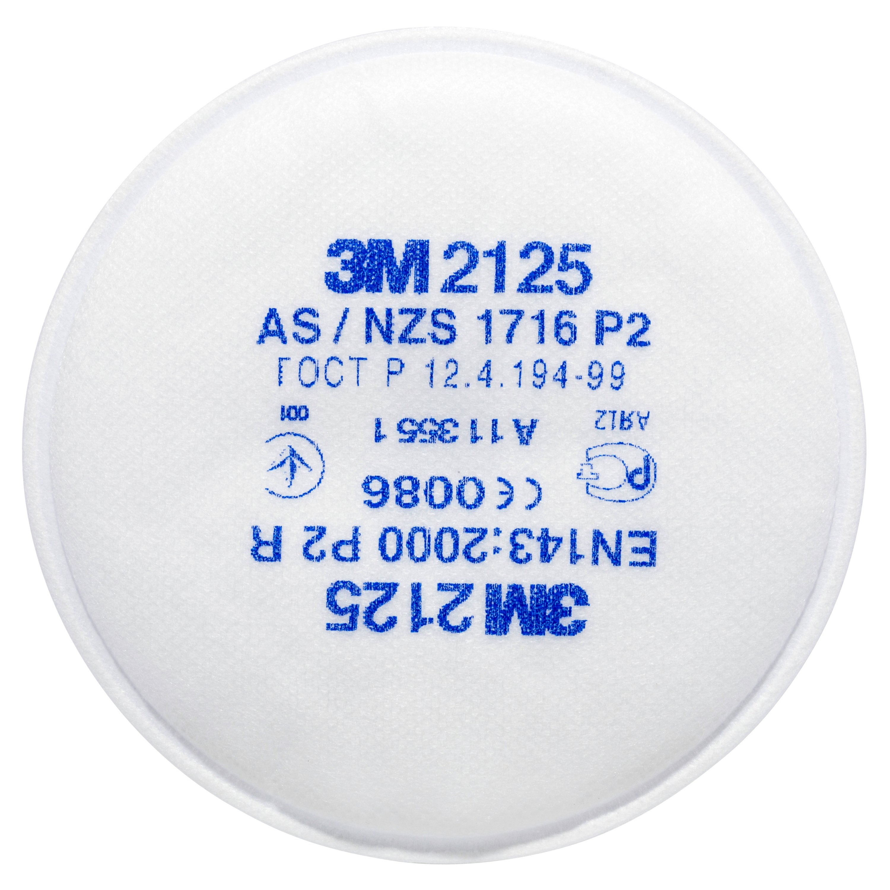 3M 2125 Feinstaubfilter P2R rund 3M 2125 Feinstaubfilter P2R rund