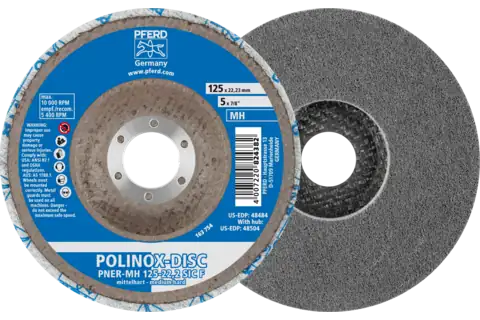 Pferd POLINOX-Discs PNER verpresste Vlies-Disc Pferd POLINOX-Discs PNER verpresste Vlies-Disc