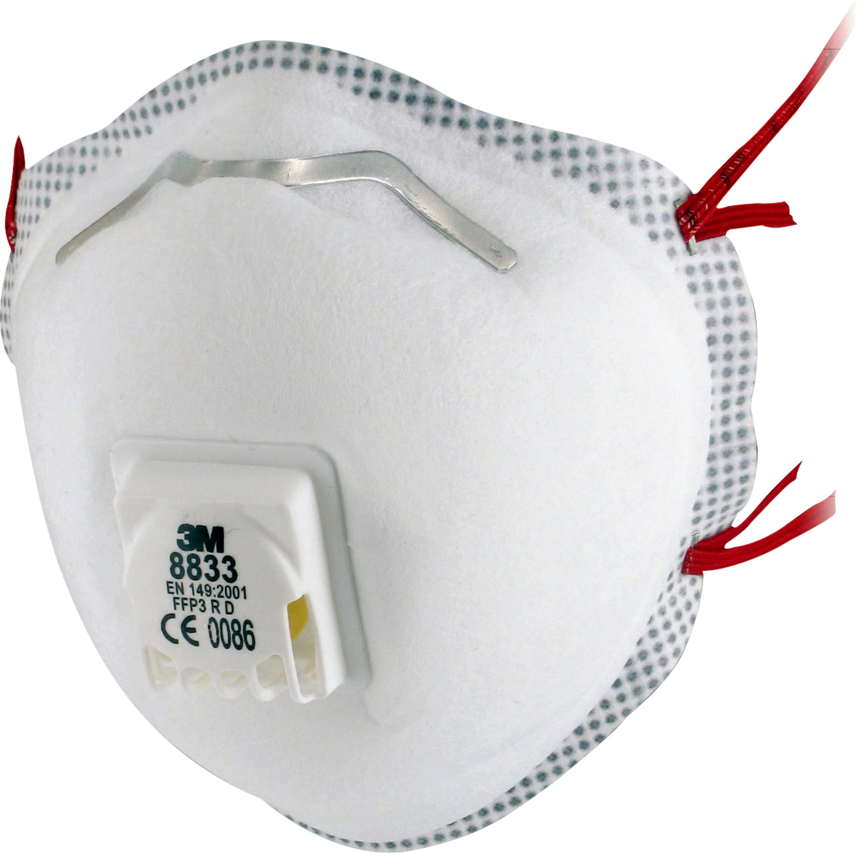 3M 8833 Partikelmaske FFP3 mit Ventil 3M 8833 Partikelmaske FFP3 mit Ventil