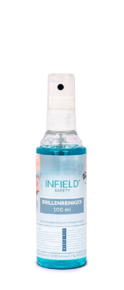 Brillenreinigungsspray Infield Safety 100ml Sprühpumpe Brillenreinigungsspray Infield Safety 100ml Sprühpumpe