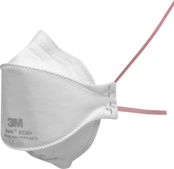 3M 9330+ Aura Partikelmaske FFP3 ohne Ventil 3M 9330+ Aura Partikelmaske FFP3 ohne Ventil